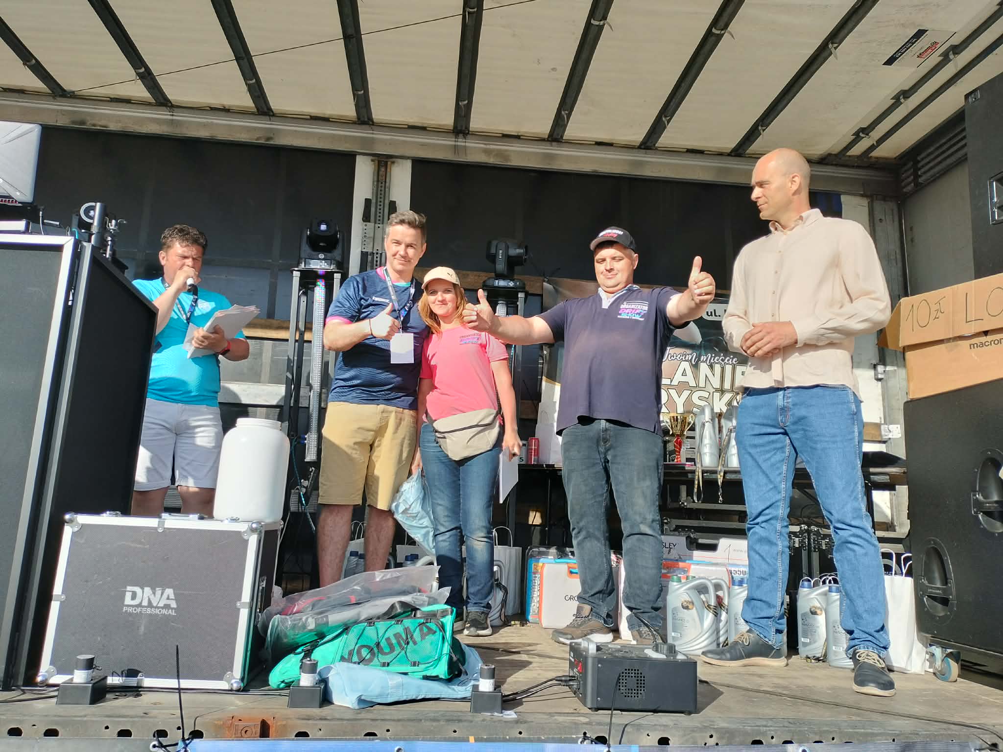 Podziękowania dla organizatorów Drift Show