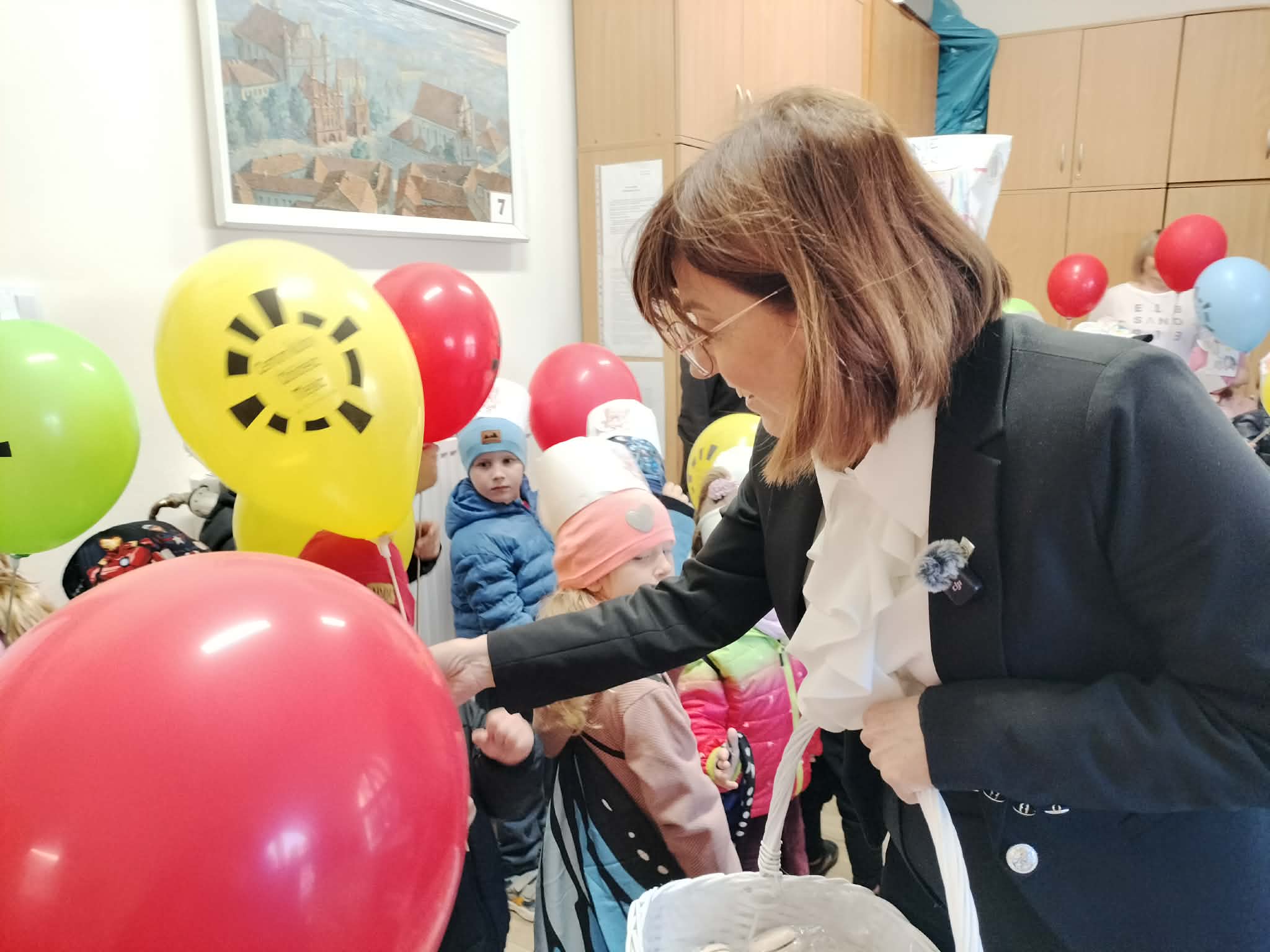 Burmistrz Ornety na spotkaniu z okazji Dnia Książki