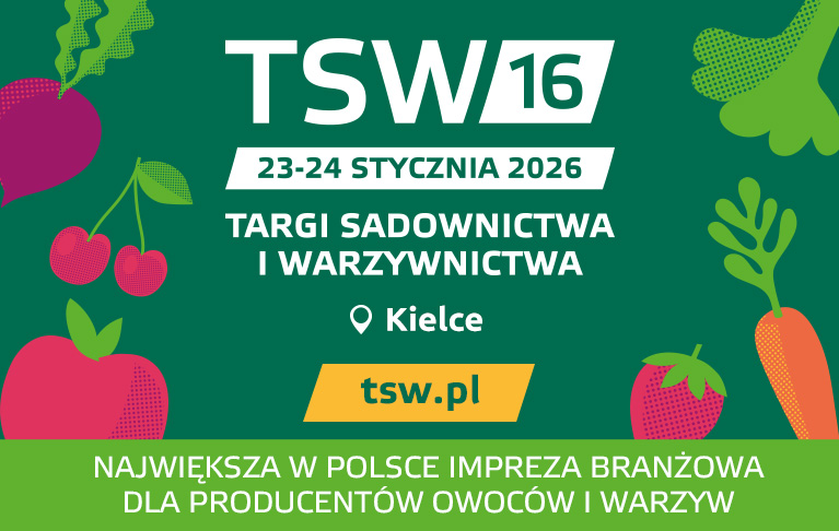 Baner Targów Sadownictwa i Ogrodnictwa w Kielcach