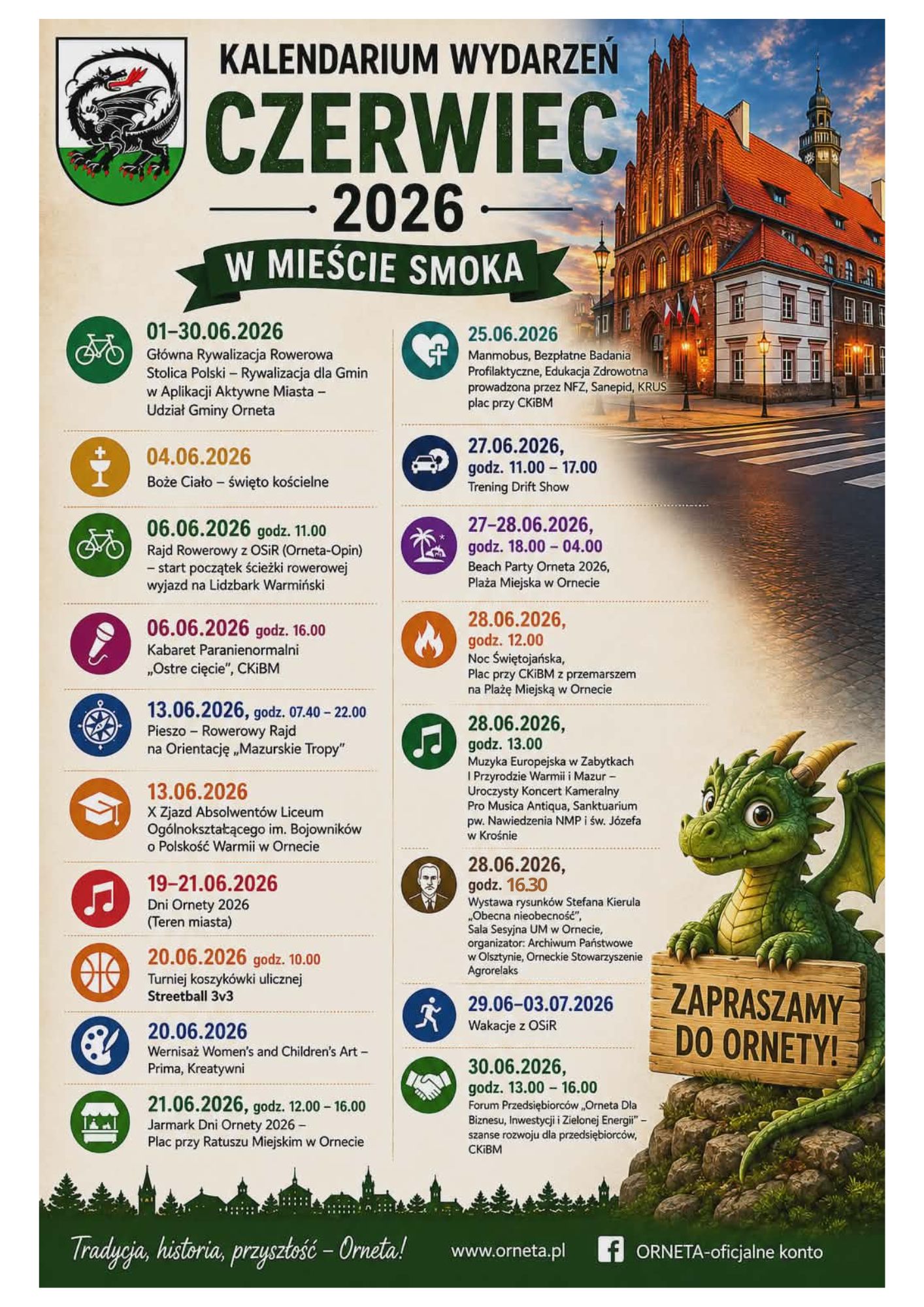 Czerwiec 2026 wydarzenia