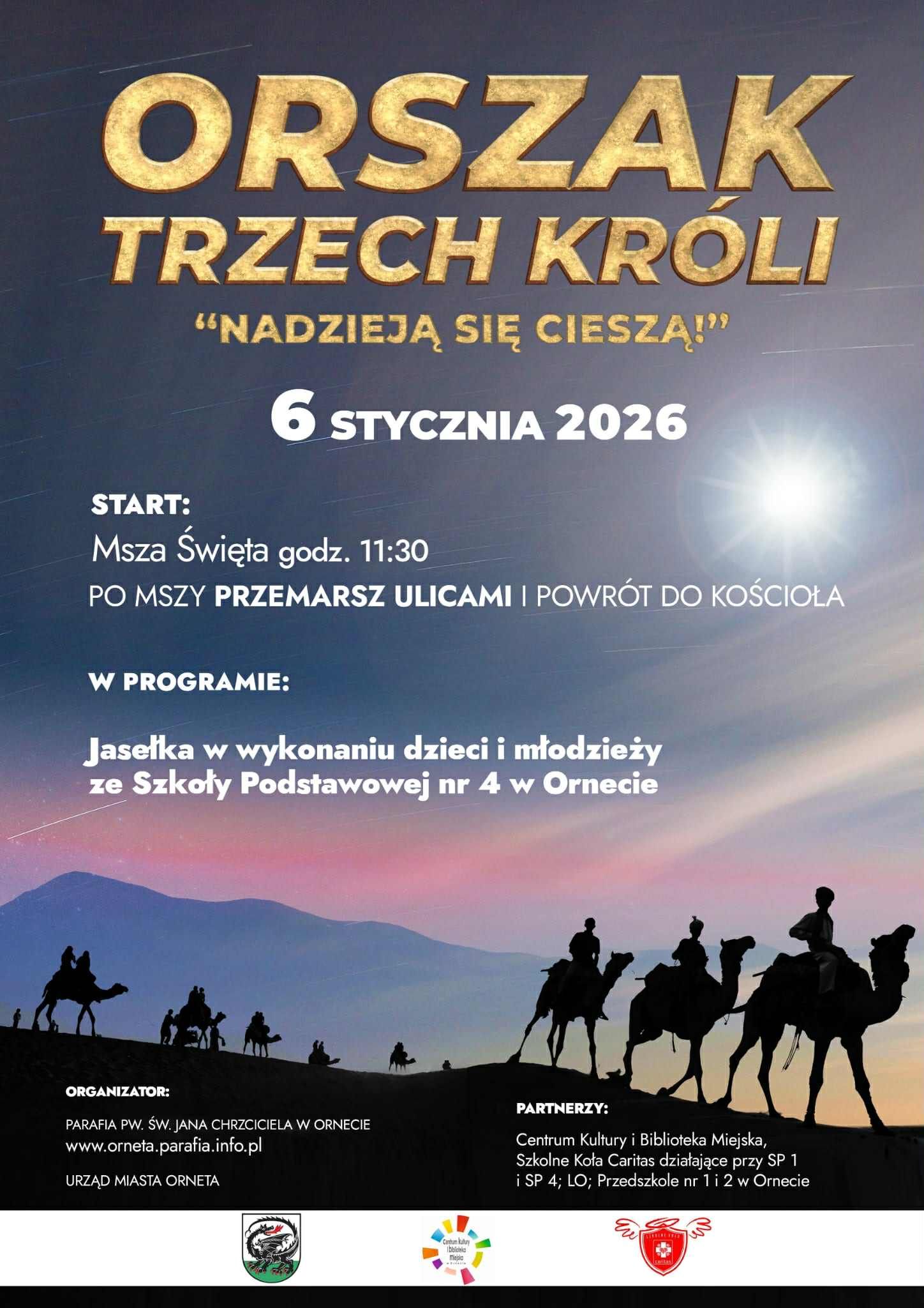 Plakat - Orszak Trzech Króli