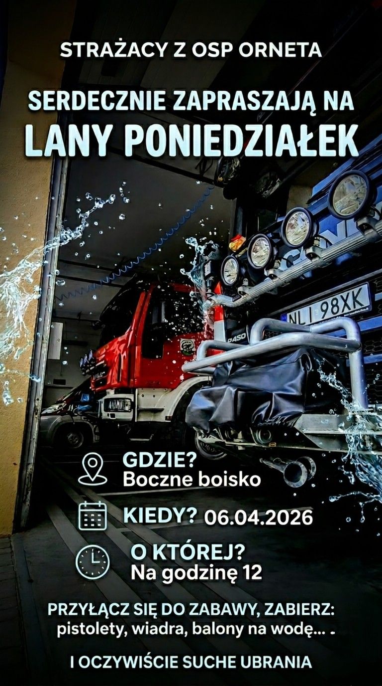 Plakat - Lany Poniedziałek