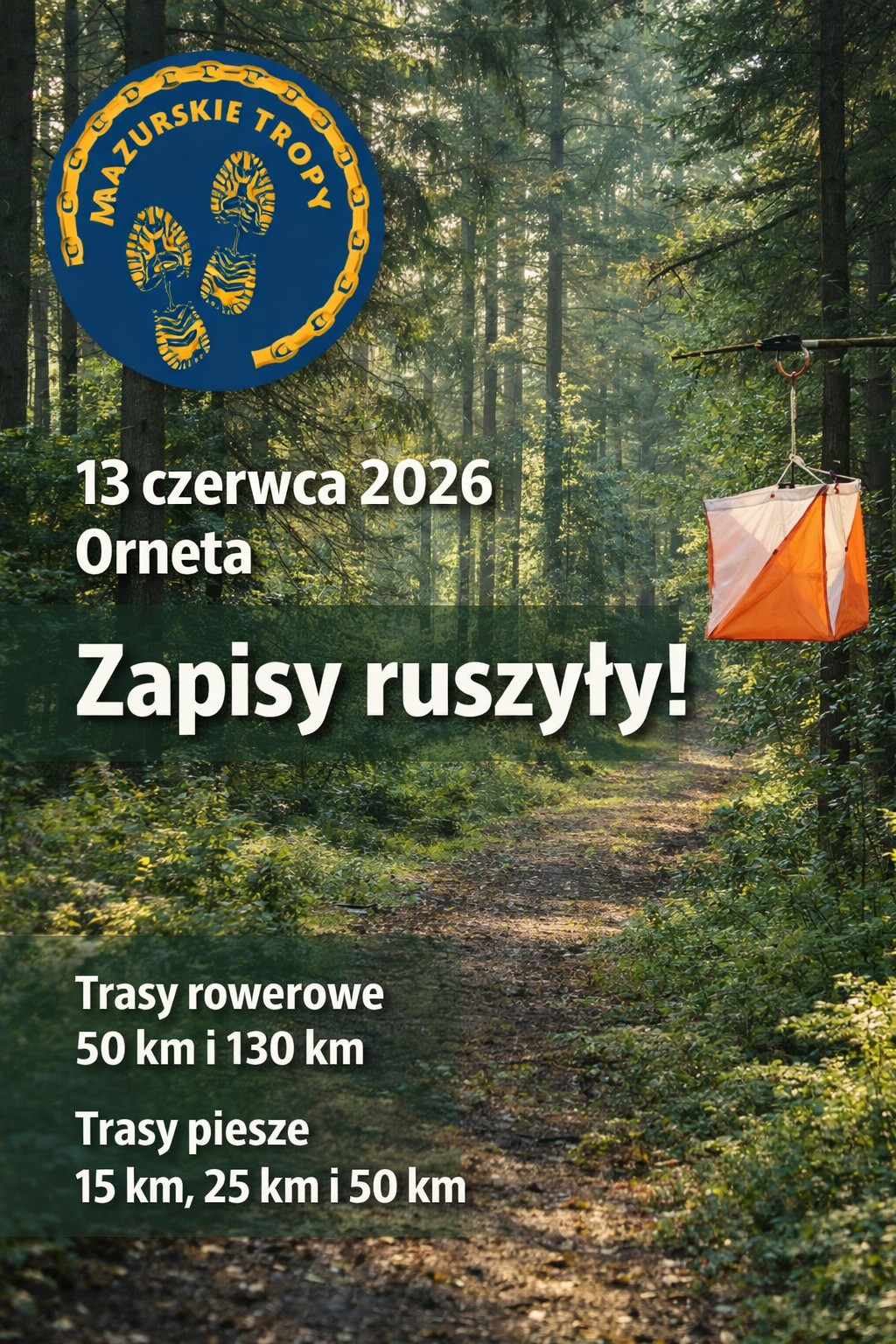 Plakat Mazurskie Tropy - zapisy