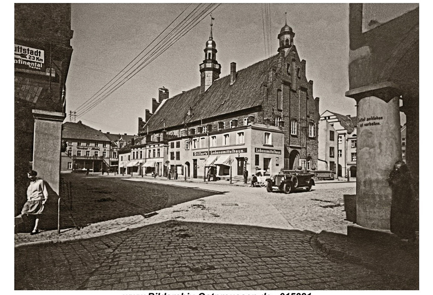 Stara Orneta Ornecki ratusz i przybudówki