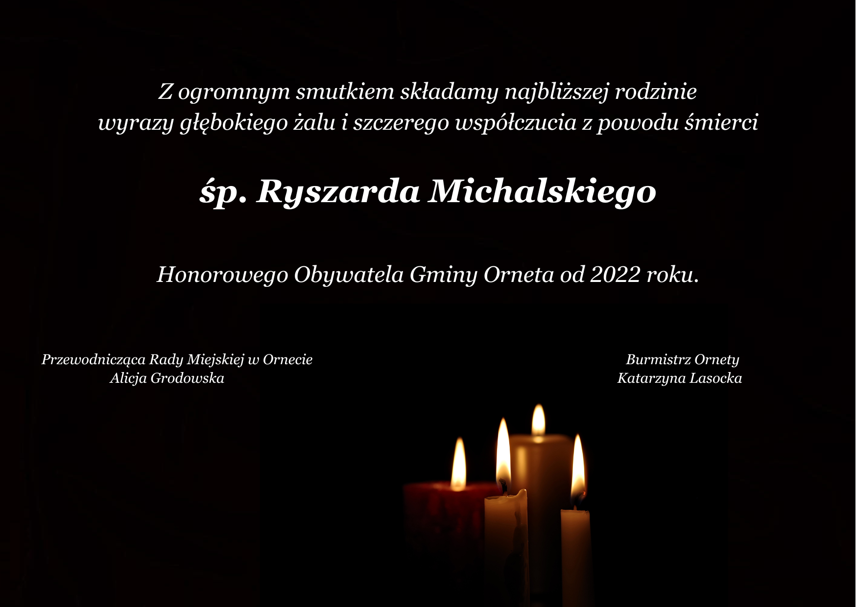 Śp. Ryszard Michalski 
