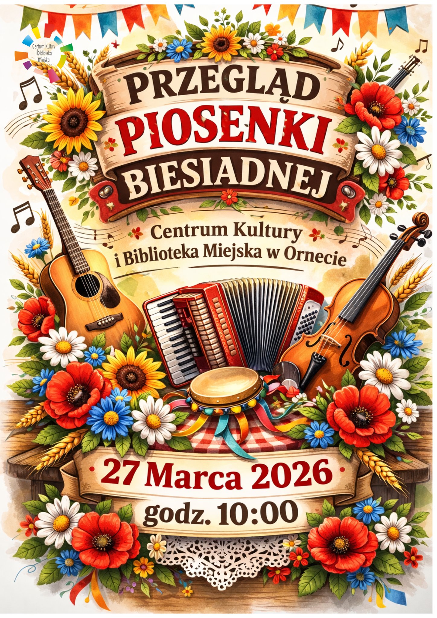 Plakat - Przegląd Piosenki Biesiadnej