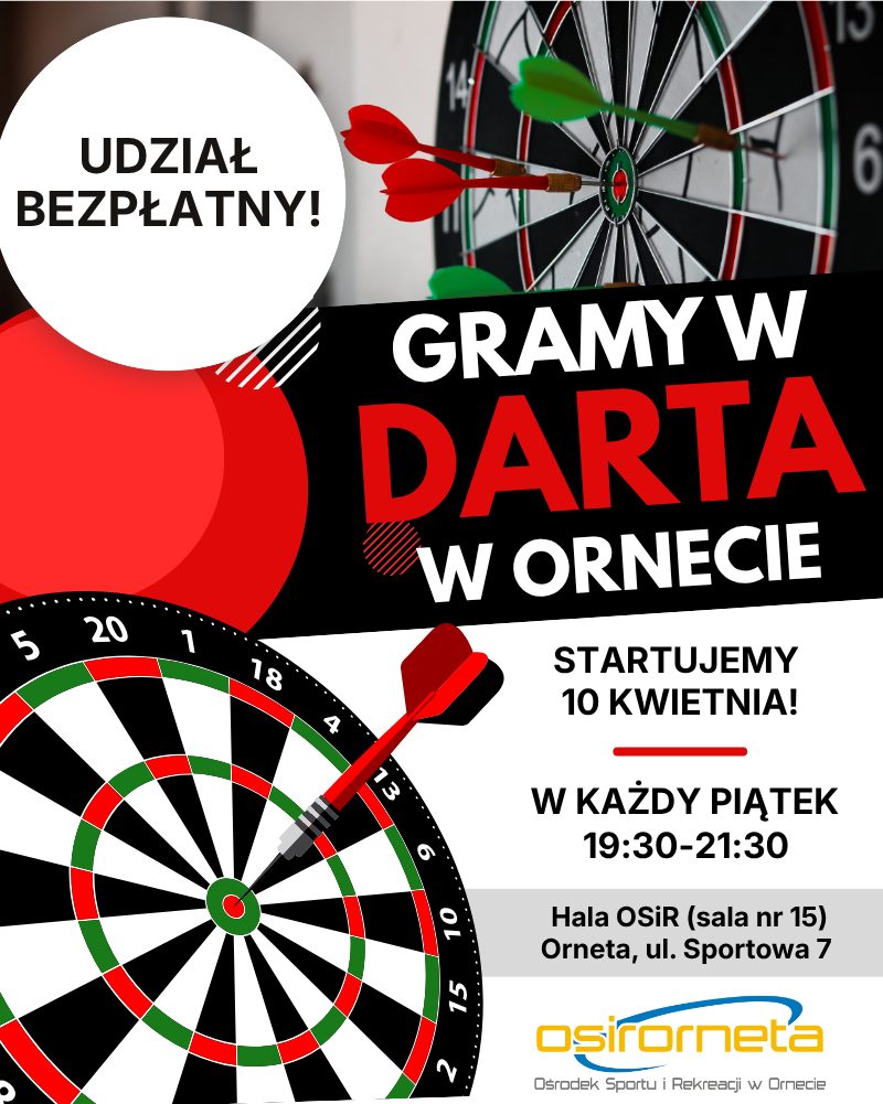 Plakat- Dart w Ornecie