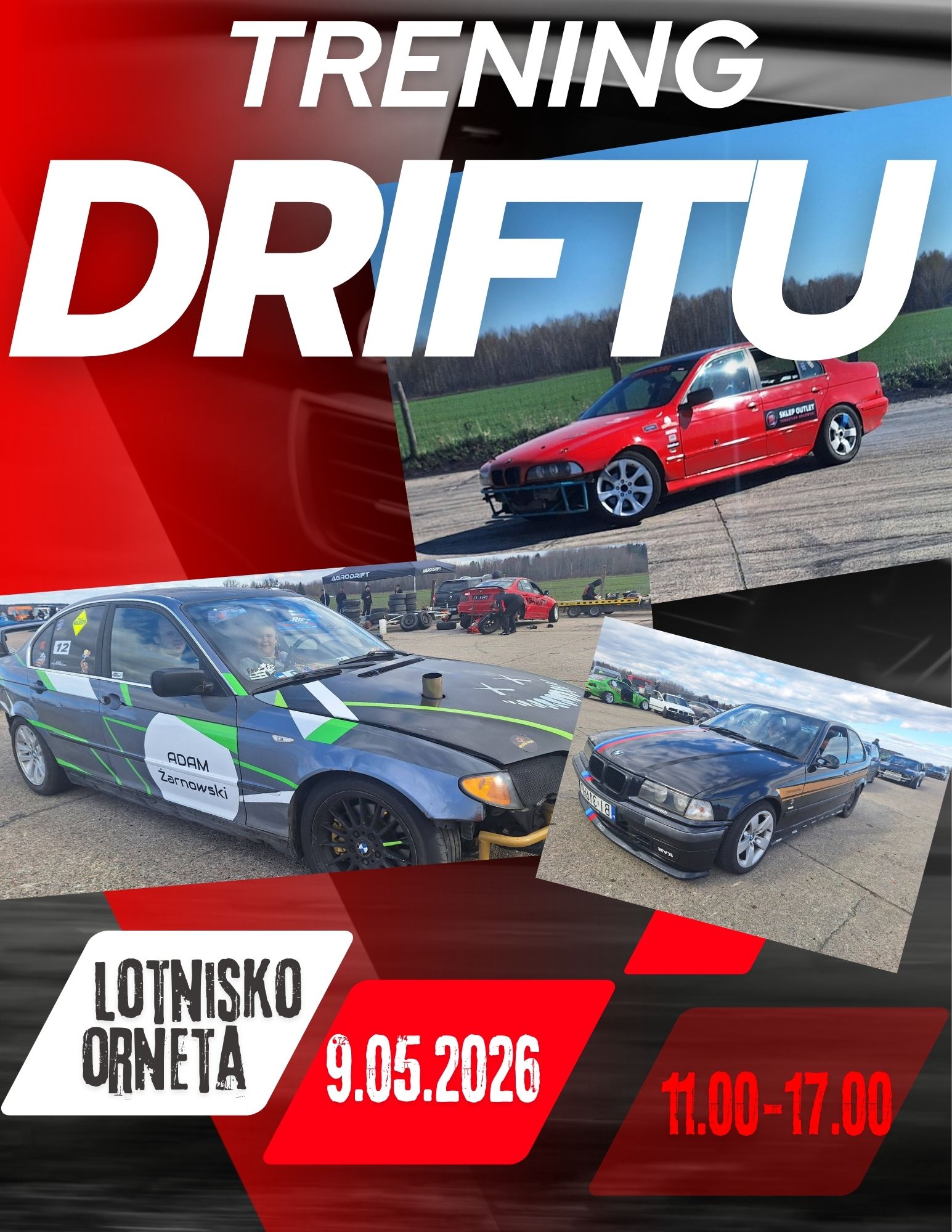 Plakat - Trening Driftu