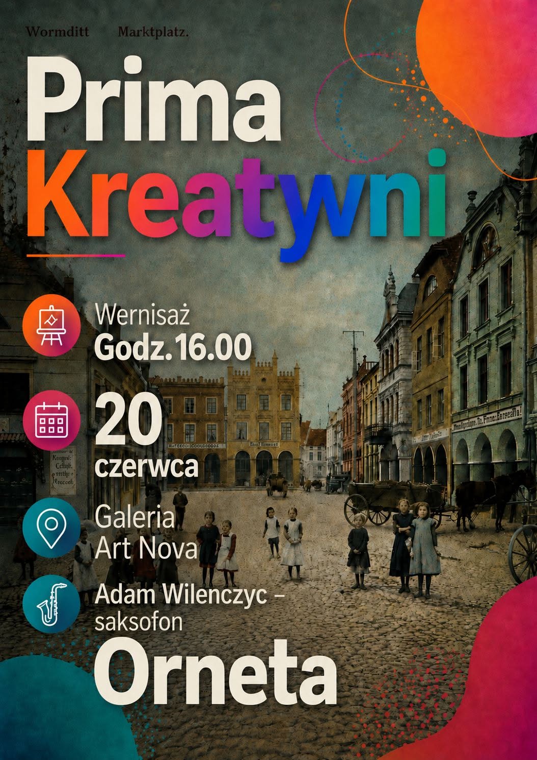 Plakat - Wystawa Prima i Kreatywni