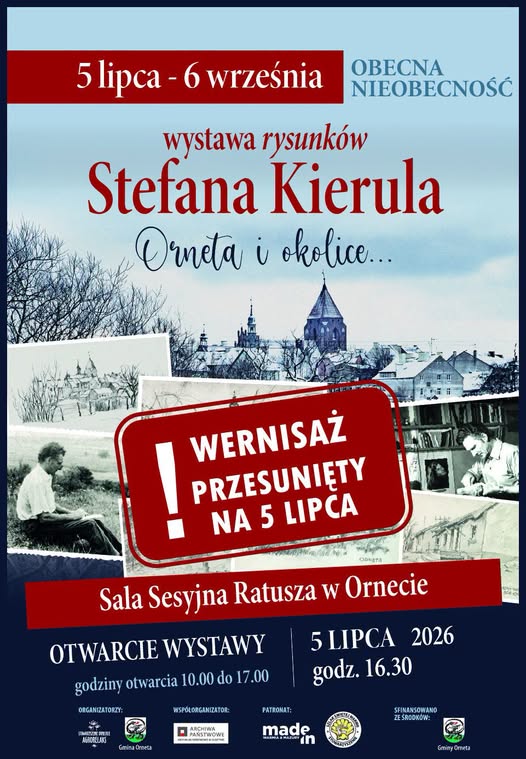 Plakat - przesuniecie terminu wystawy