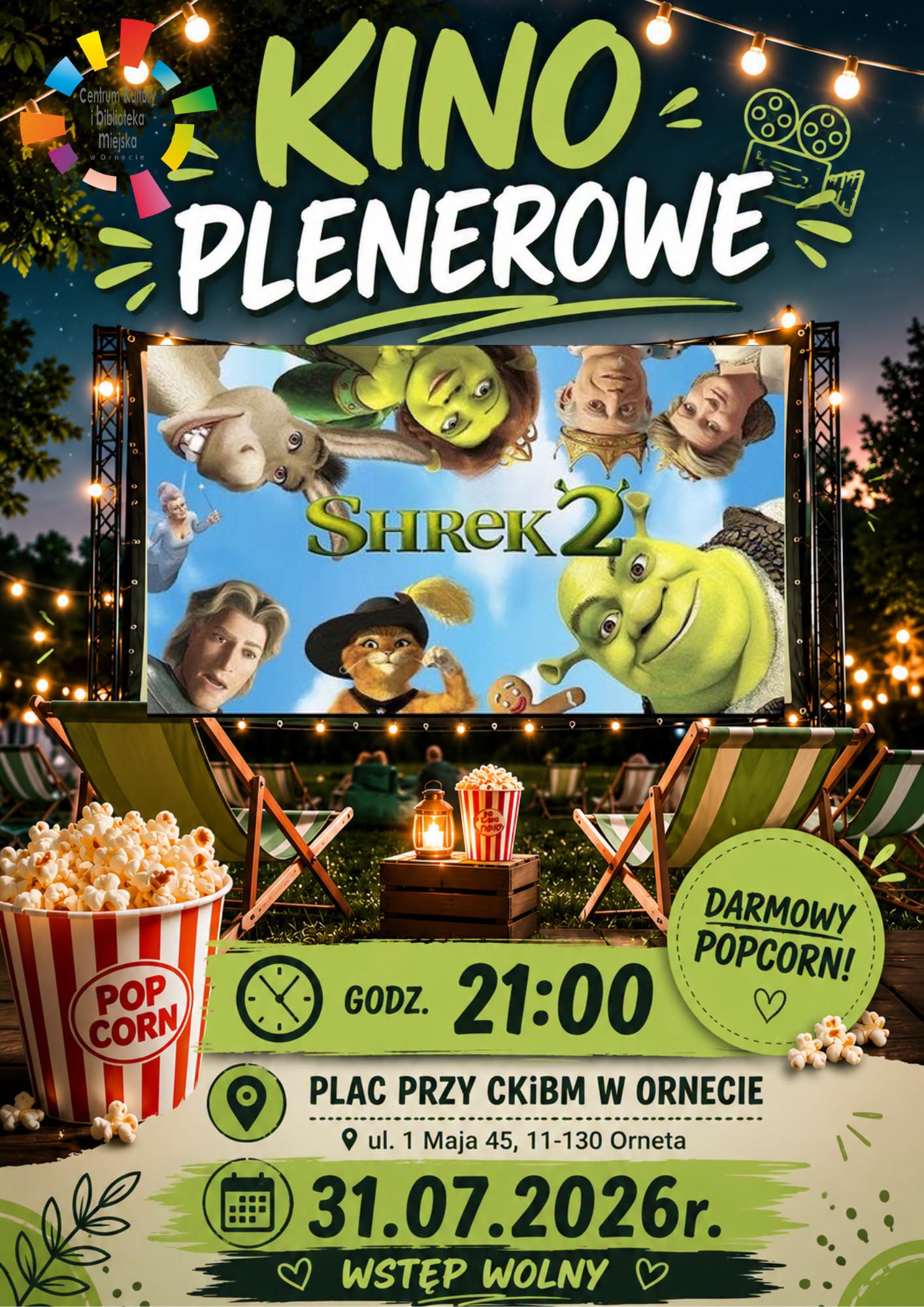 Kino Plenerowe - Plakat