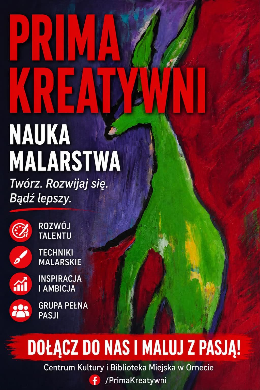 Plakat - nab&oacute;r do grup artystycznych