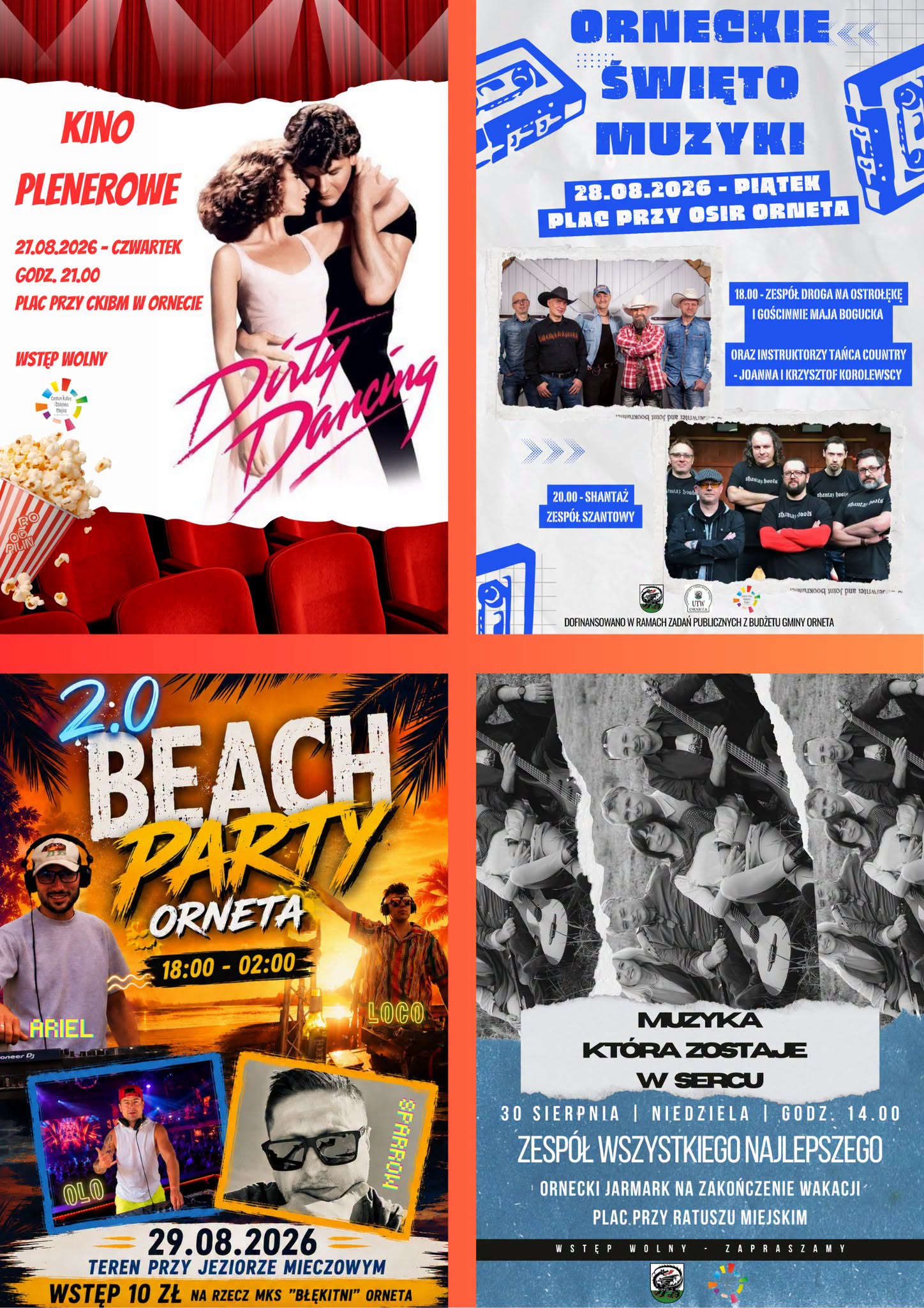 Orneckie Święto Muzyki - plakat