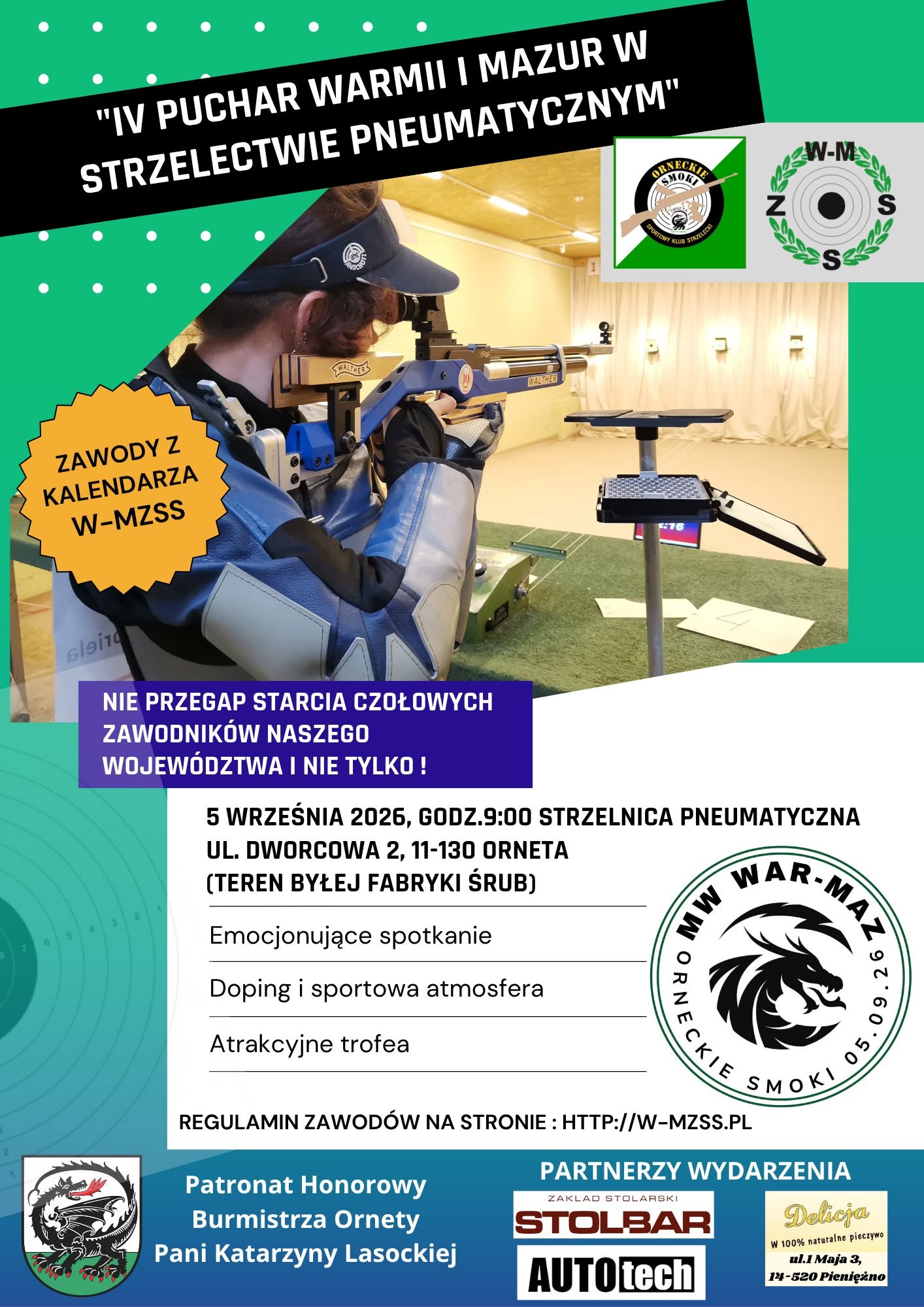 Plakat - zawody w strzelectwie