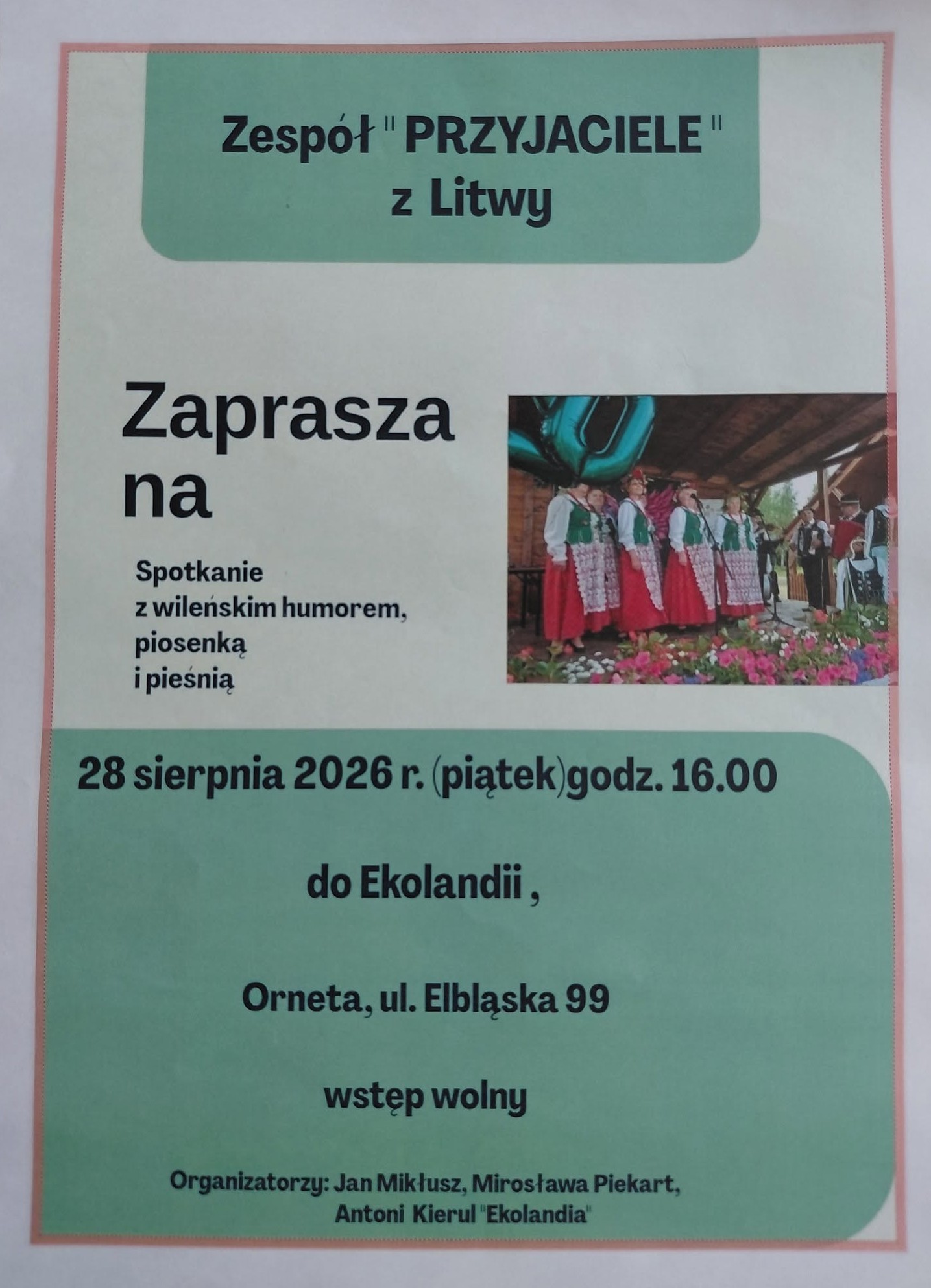 Plakat - koncert