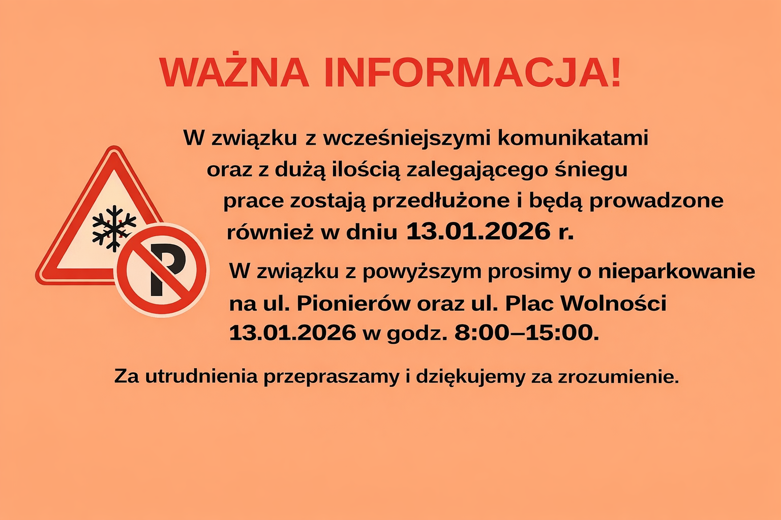 Ważna informacja