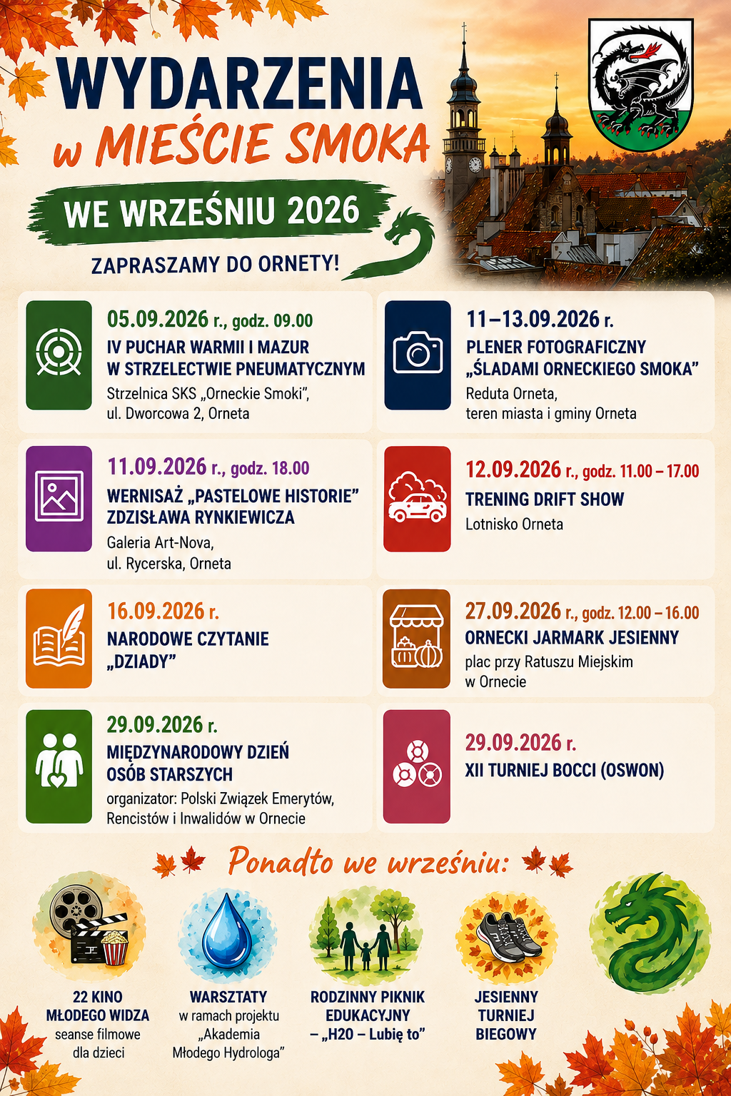 Kalendarium Wydarzeń Wrzesień