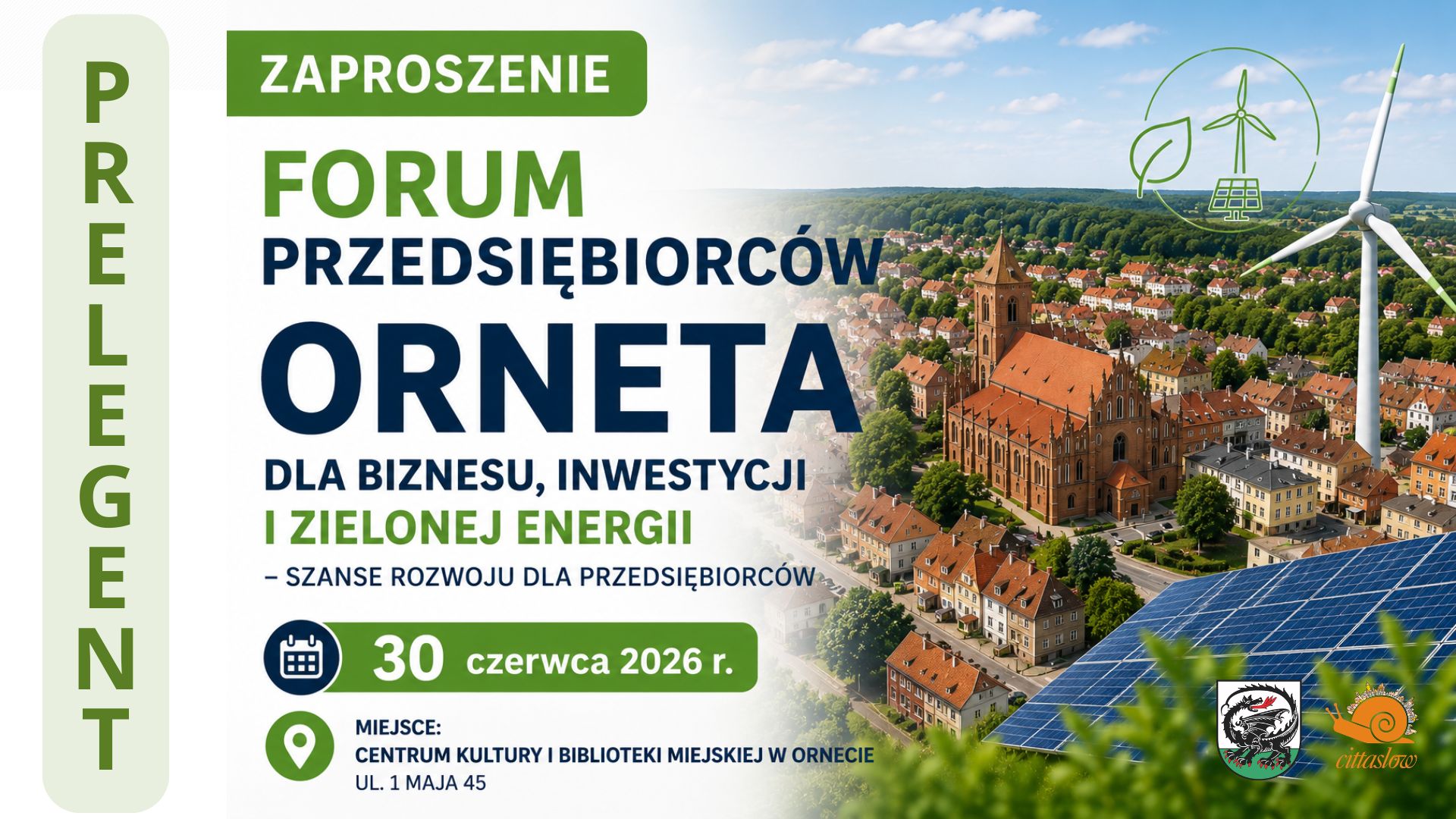 Plakat informacyjny - Prelegent