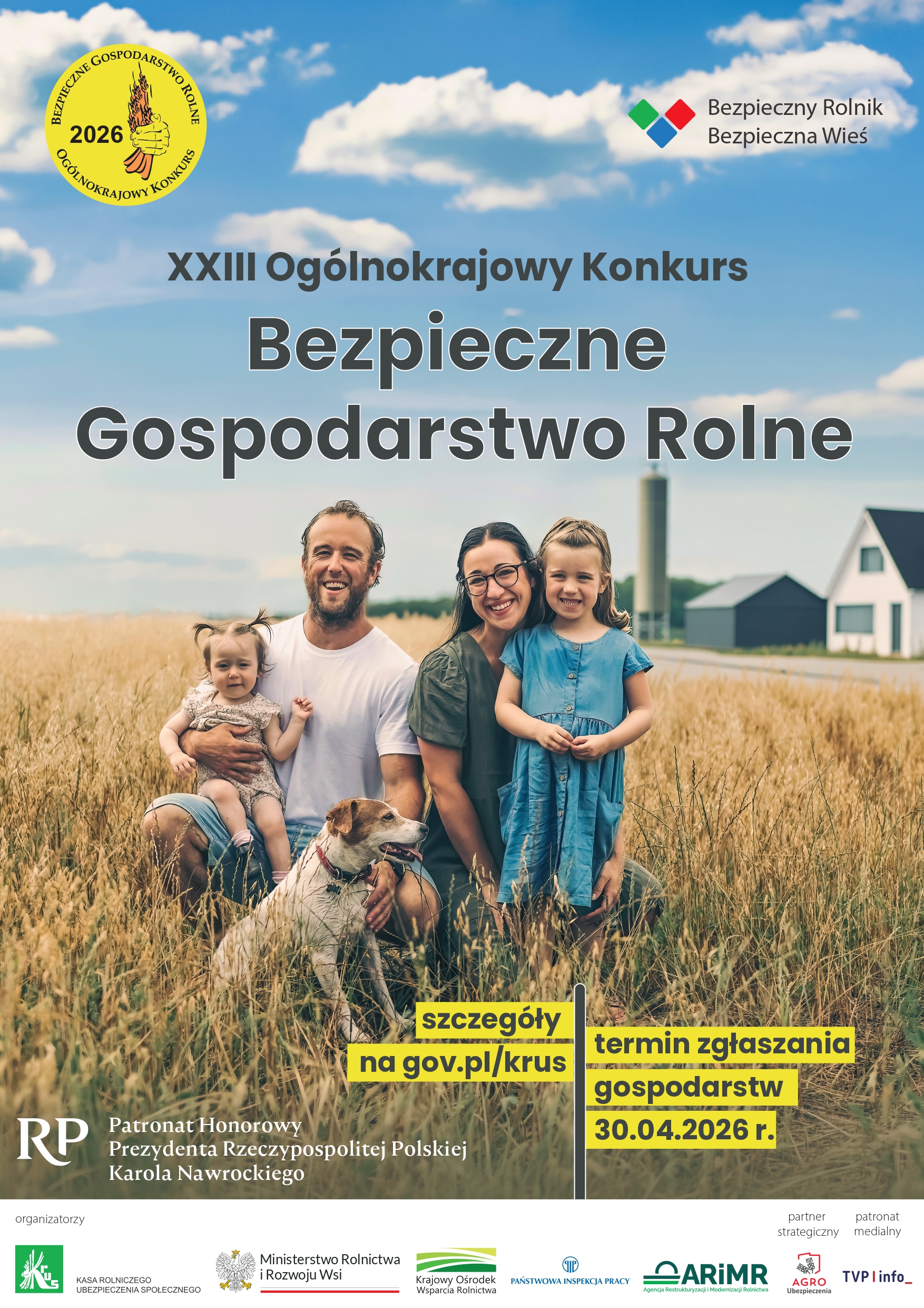 Plakat - Bezpieczne Gospodarstwo Rolne
