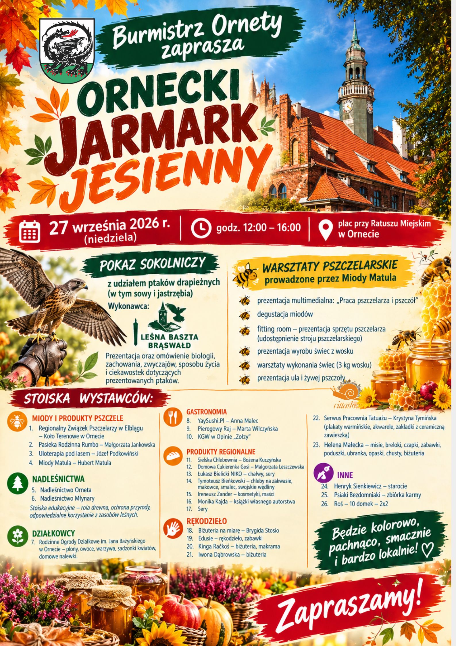 Ornecki Jarmark Jesienny - plakat