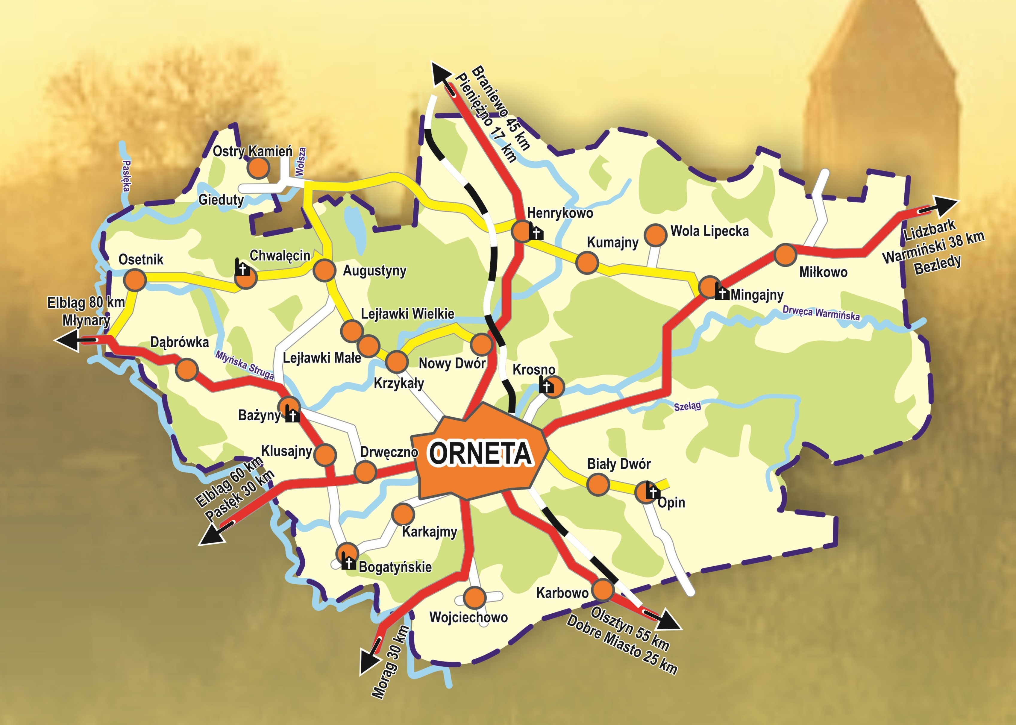 mapa gminy