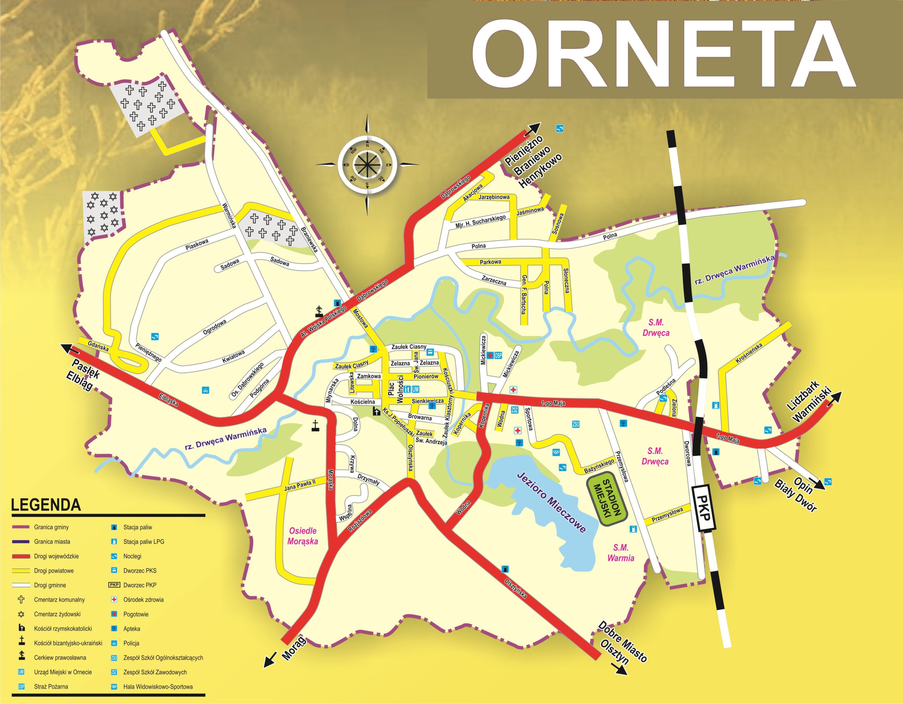 mapa miasta