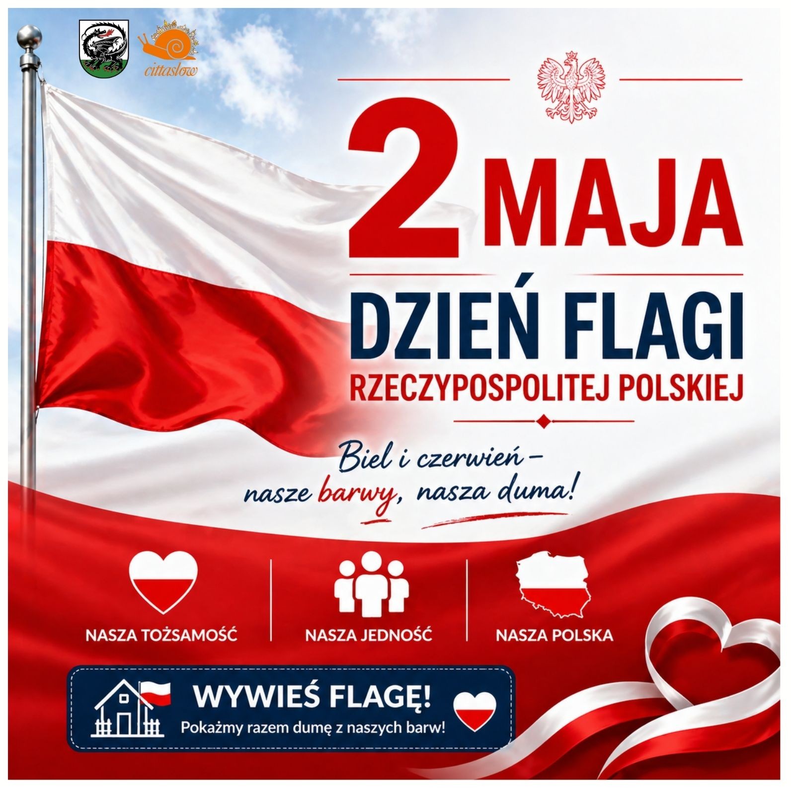 Grafika - 2 maja Dzień Flagi