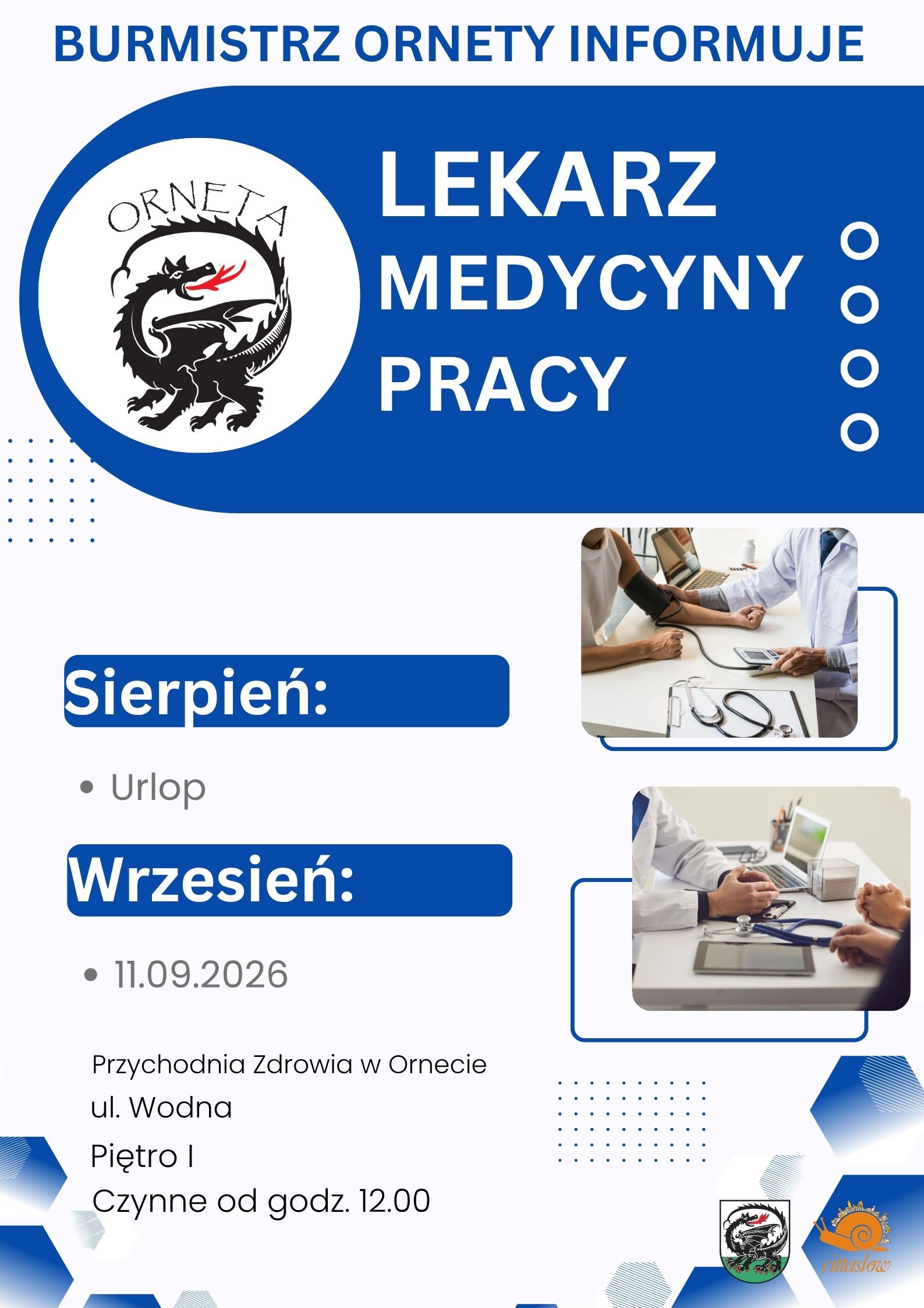 Lekarz Medycyny Pracy - Plakat