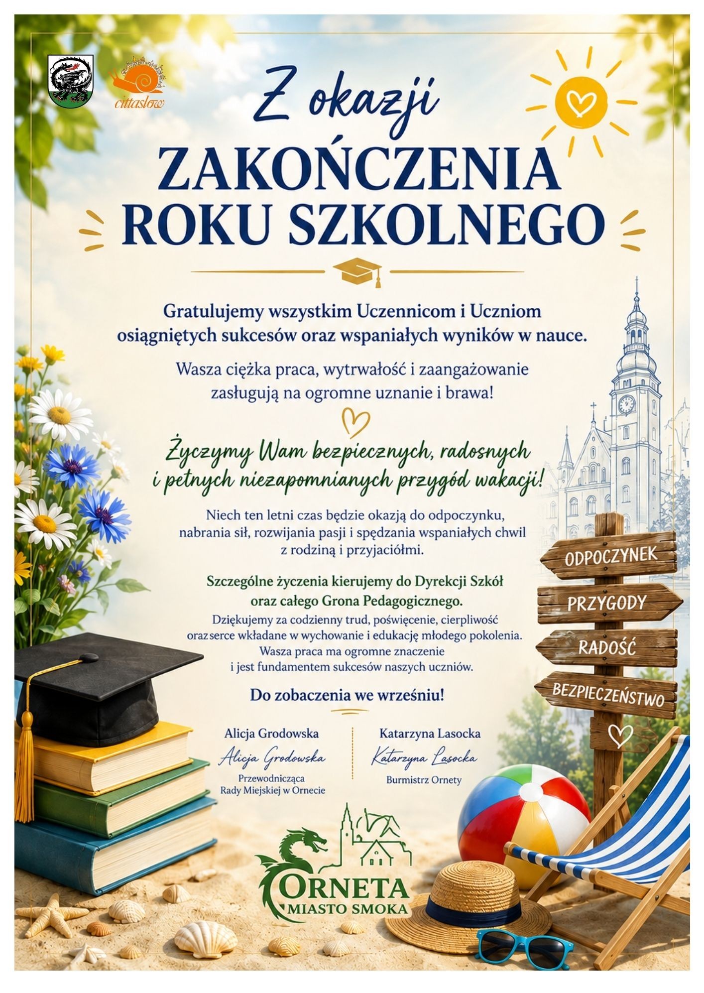 Zakończenie Roku Szkolnego - grafika