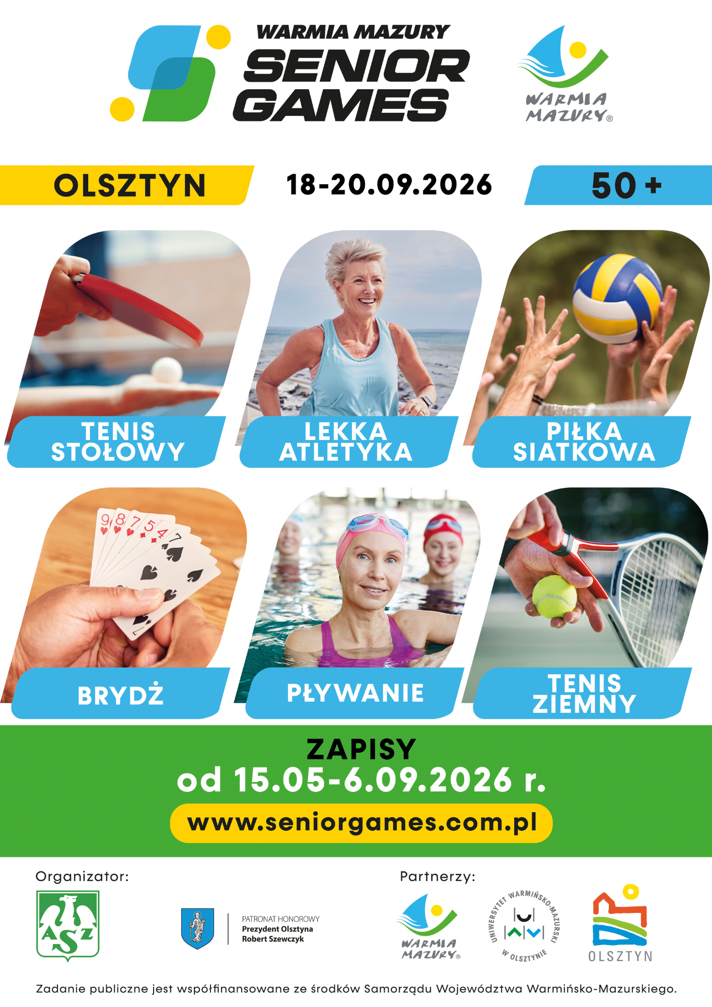Warmia Mazury Senior Games 2026-plakat
