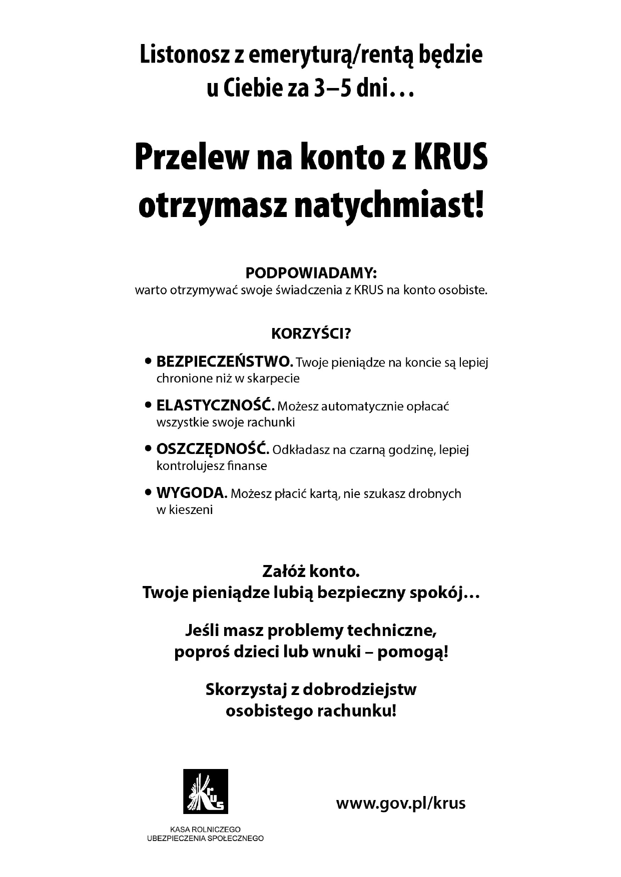 Ulotka KRUS